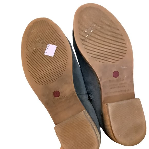 Blondo Women's IDA Waterproof Suede Ankle Zipper Boots Gray Size-Size 8.5 - Picture 12 of 12